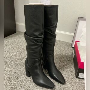 Vince Camuto Black Heeled Chelsey Boots